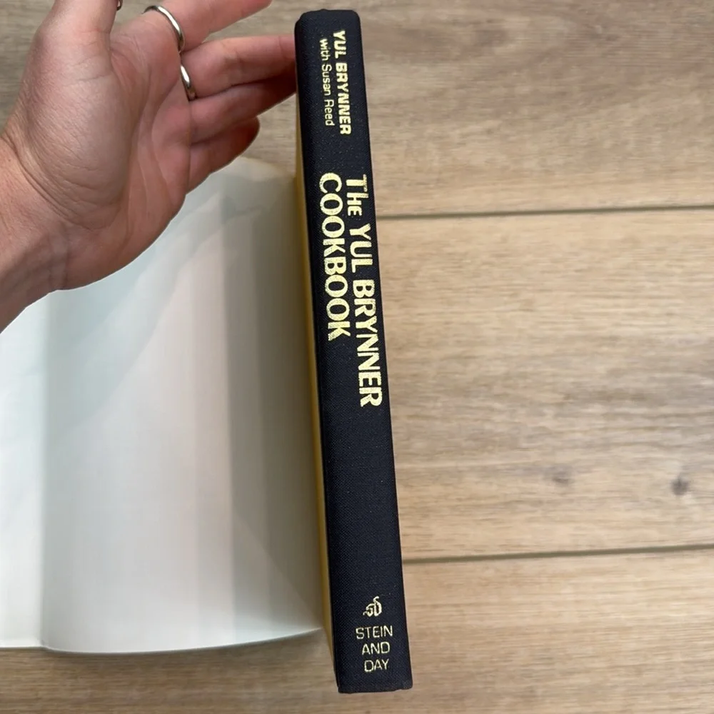 Vintage‎ The Yul Brynner Cookbook OOP